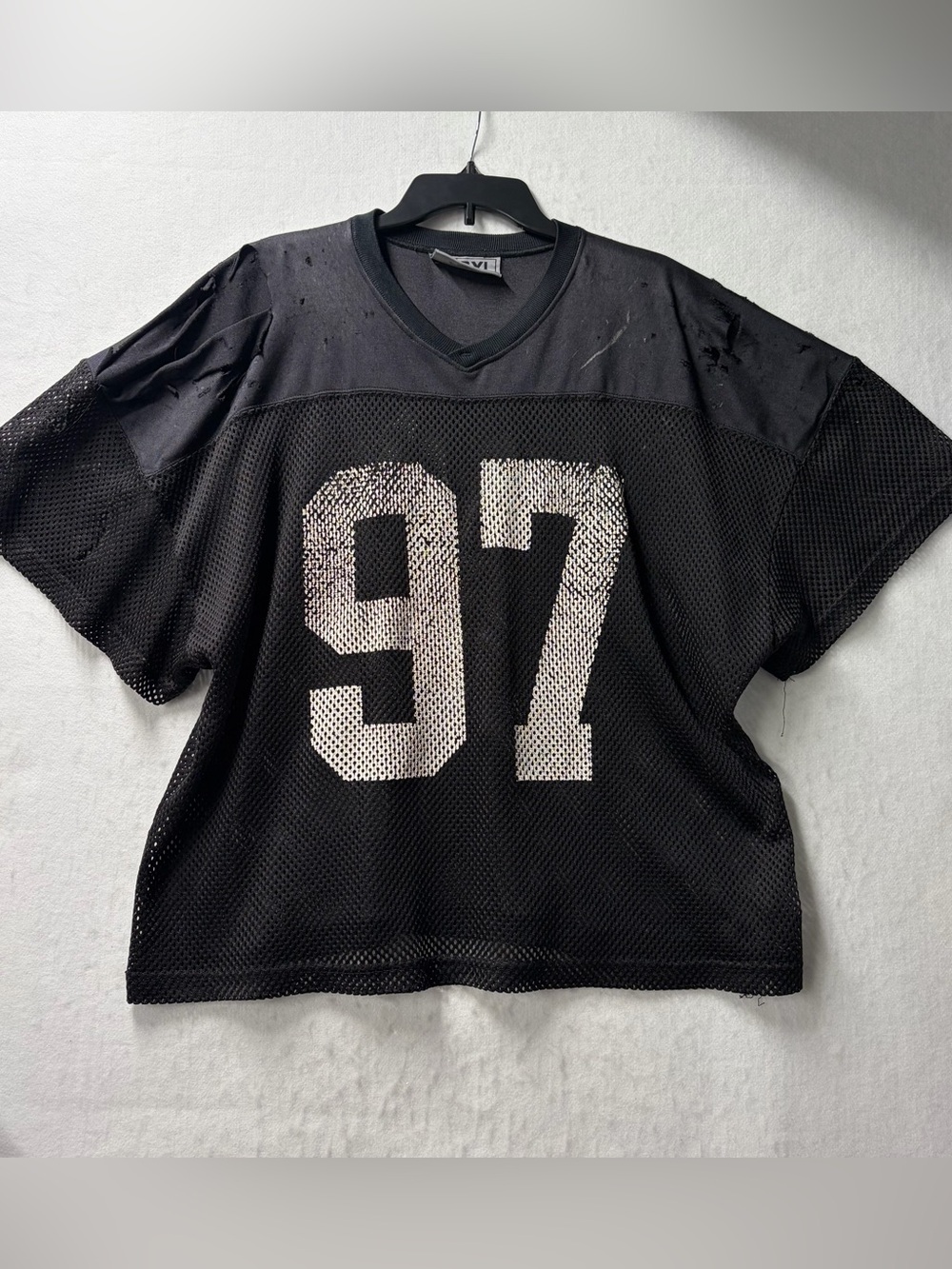 Vintage LUCKY Football Jersey Large Mesh Size 3XL Practice Old School Style USED